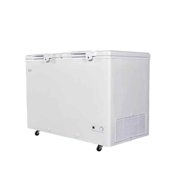Haier HDF-385 I Double Door Inverter Deep Freezer – 50% Saving
